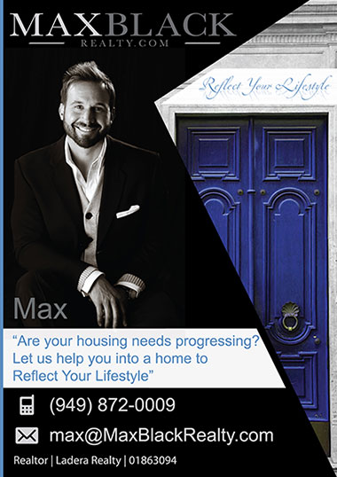 Max Black Directory Ad Design