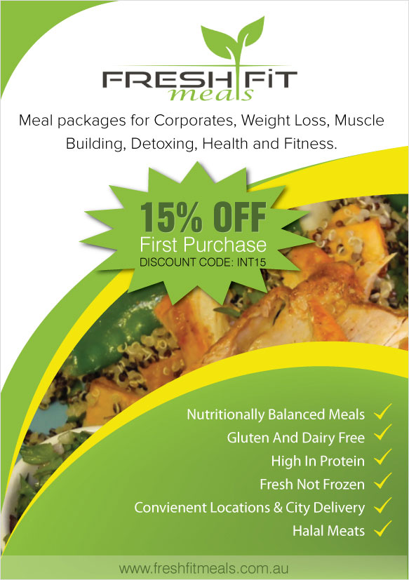 Fresh Fit Meals - Flyer Design